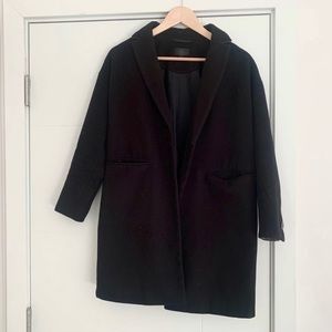 Topshop Black Classic Coat